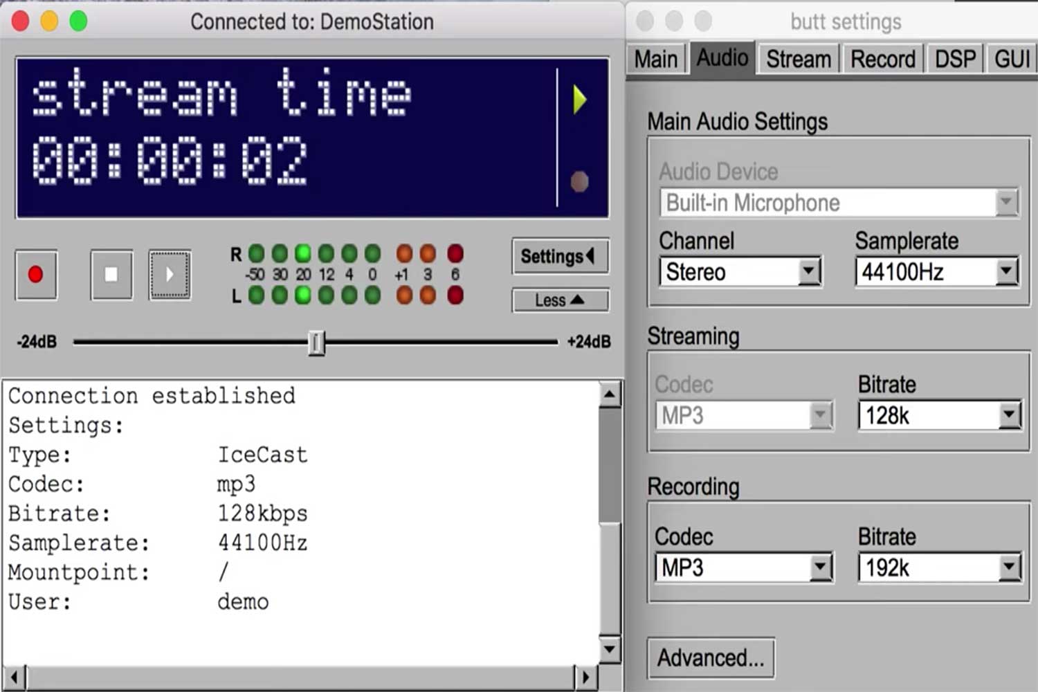 radio shoutcast software linux