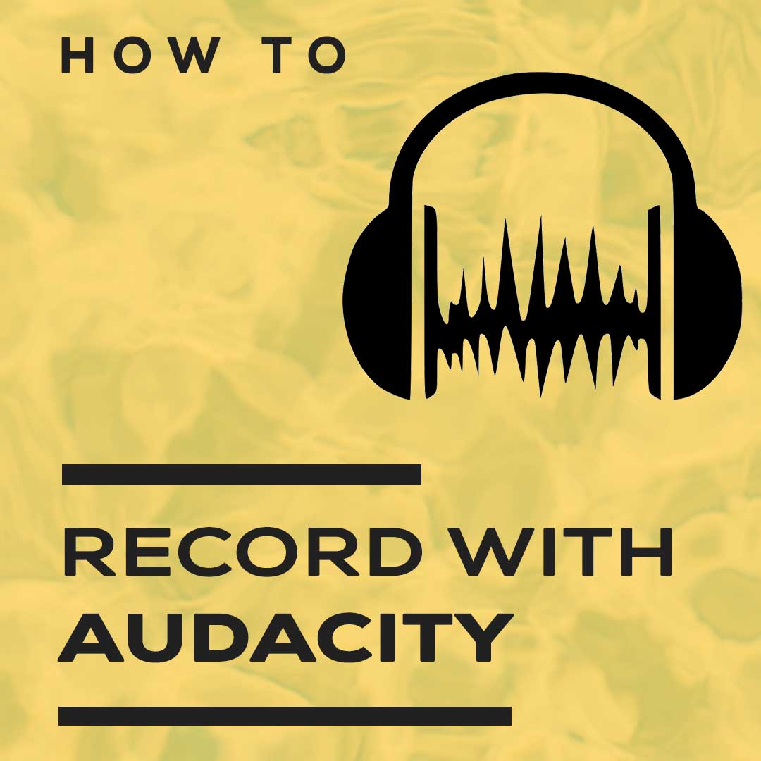 Record with Audacity